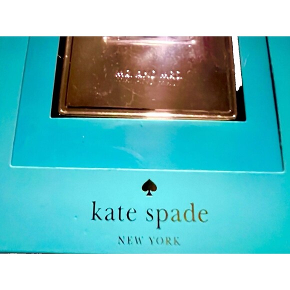 Kate Spade Lenox Darling Point Mr & Mrs Silver Plated Mini Frame Ornament NIB - Picture 6 of 13